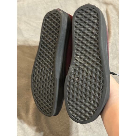 VANS Sk8 Reissue High Metallic Twill Port Royale Size EU 37 Burgundy Suede - Picture 7 of 8